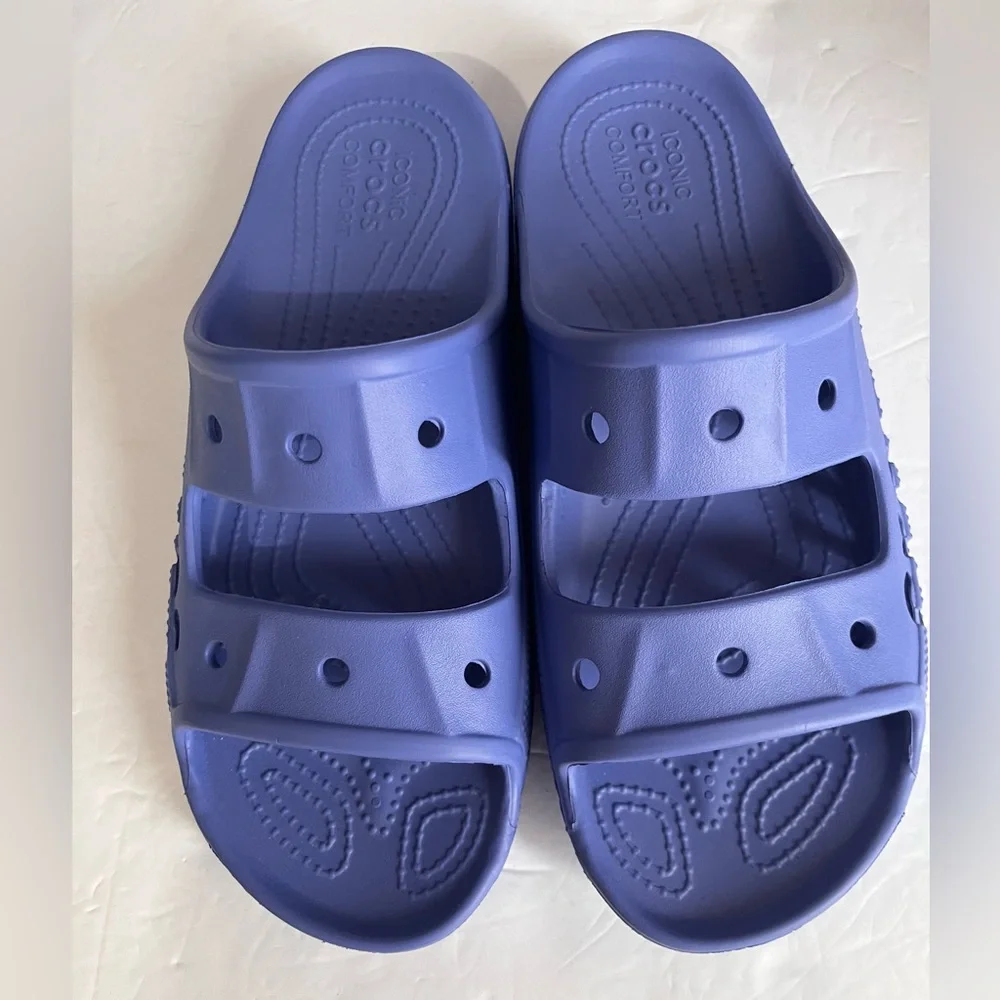CROCS Baya Moon Jelly Sandals Iconic Comfort Casual Slip On Men’s 9 | Women’s 11
